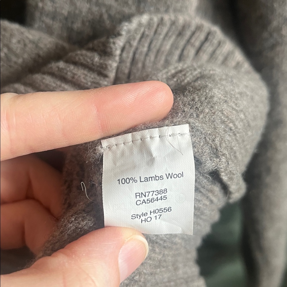 J. Crew Men's Zip Up Sweater - Brown - Picture 3 of 3